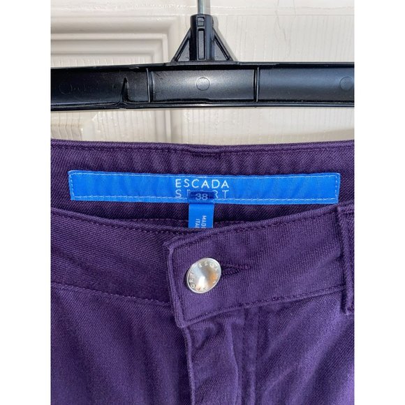 ESCADA SPORT Designer Purple Bootcut Jeans - Superb Condition Size 38 - Picture 6 of 7